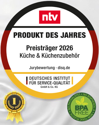 Erste und einzige Auftisch Osmoseanlage, Osmoseanlage Tischgerät, Wasserbar, Trinkwasserfilter ohne Wasseranschluss mit der Auszeichnung "Produkt des Jahres 2026"